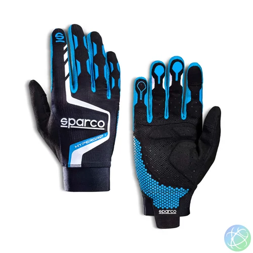 Sparco Hypergrip+ kék kesztyű (Méret: 10(M))