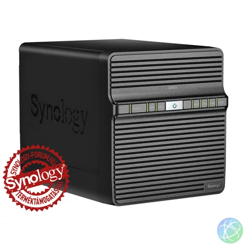 Synology DiskStation DS423 (2GB) 4x SSD/HDD lemezes NAS + regisztrációs kártya
