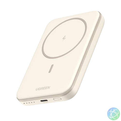 UGREEN 5000mAh Magnetic Wireless Power Bank Beige PB560