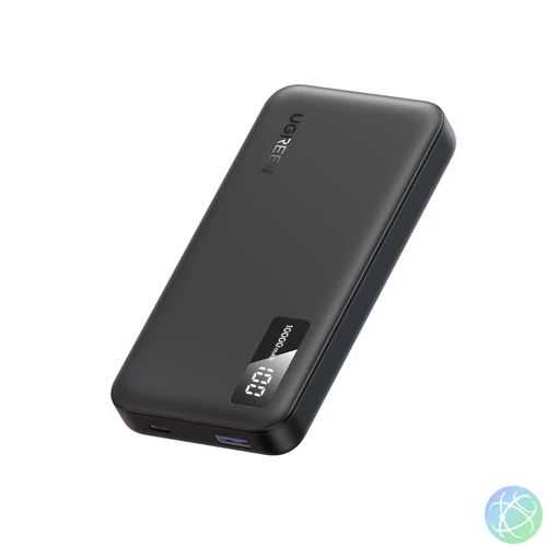 UGREEN 10000mAh kétirányú gyorstöltés powerbank fekete PB311