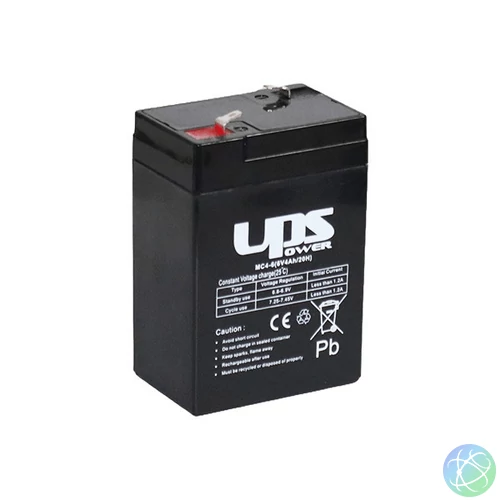 UPS Power MC4-6 6V 4Ah zselés akkumulátor
