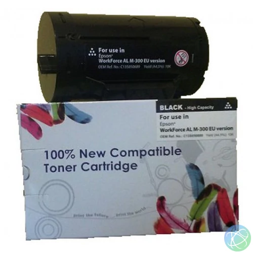 Utángyártott EPSON M300 Toner Black 10.000 oldal kapacitás  CartridgeWeb