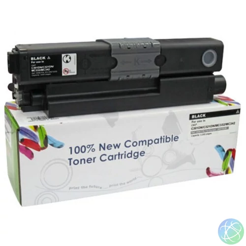 Utángyártott OKI C301,321,531 Toner Black 2.200 oldal kapacitás  CartridgeWeb