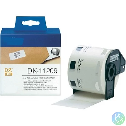 Utángyártott BROTHER DK11209 etikett 62mm x 29 mm WHITE 800db IK