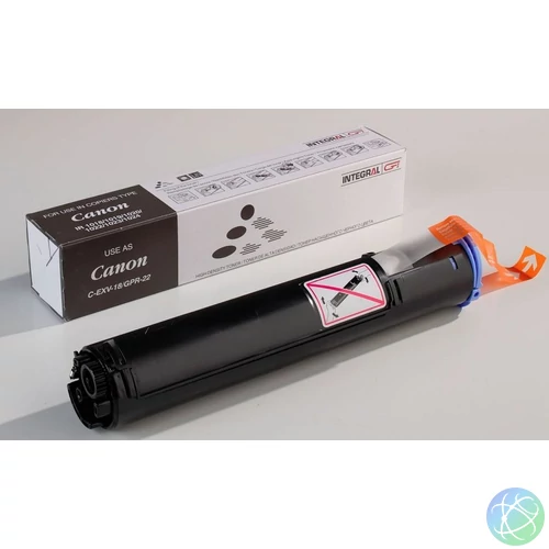 Utángyártott CANON EXV18 IR1018 Toner 8400 oldal kapacitás INTEGRAL