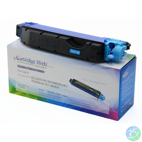 KYOCERA TK5140C Toner Cyan CHIPPES CartridgeWeb (For use)