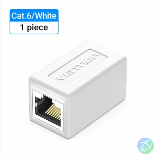 Vention FTP (Cat.6,Keystone jack,fehér), 5db, csatlakozó