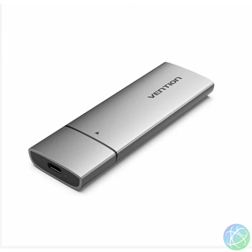 Vention M.2 NGFF SSD (USB 3.1 Gen 2-C, alu, szürke), ház