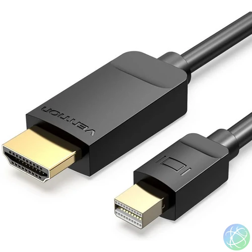 Vention mini Displayport -> HDMI, (fekete), 1,5m, kábel