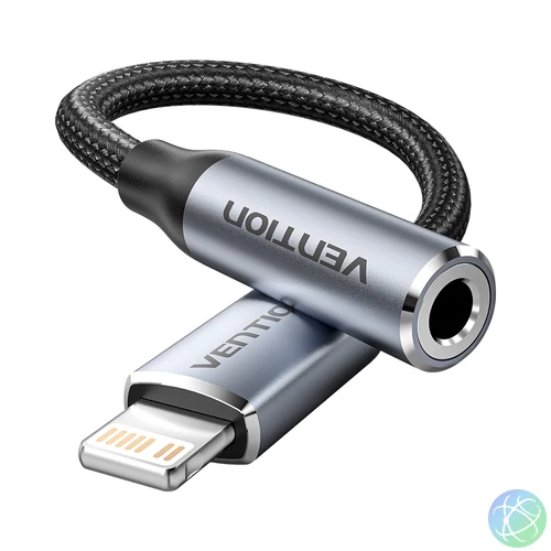 Vention 3.5mm jack/F -> Lightning, 0,1m, kábel