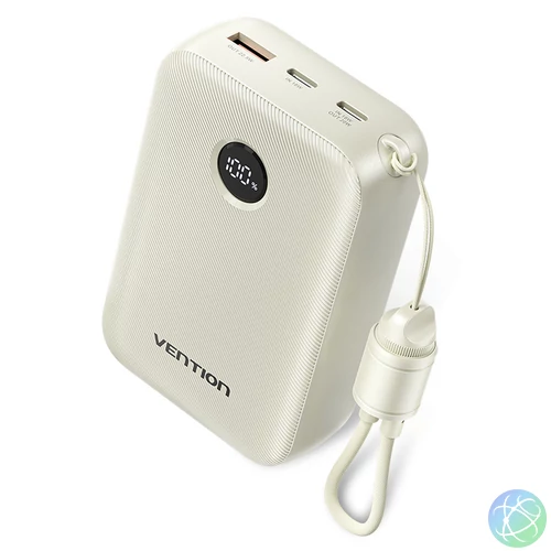 Vention FKBN0-C 20000mah, (bézs,22,5W), powerbank