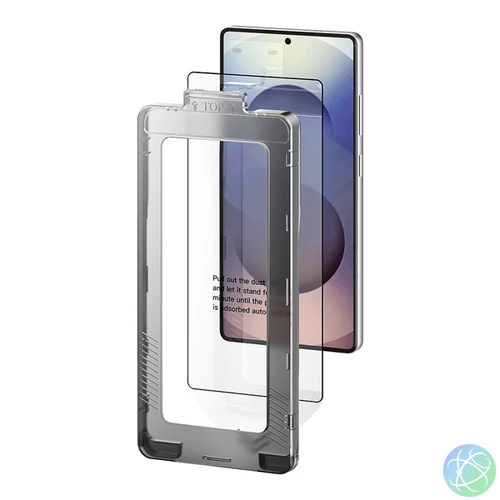 Vention Samsung Galaxy S25, (HD edzett üveg, pormentesítővel), telefon kijelző védő üveg