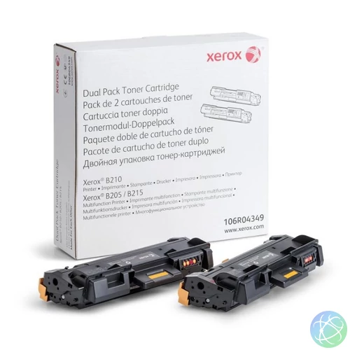 Xerox B205,B210,B215 toner 2x3000 oldalra
