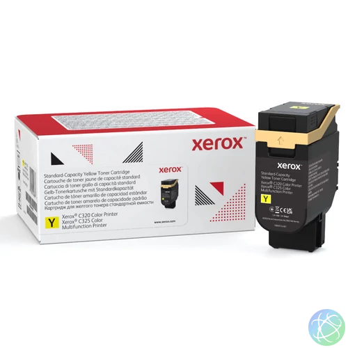 Xerox C325 toner Yellow 1800 oldalra