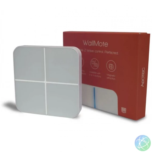 Aeotec 4 csatornás vezetéknélküli kapcsoló Z-Wave AEOEZW130