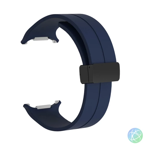 Galaxy Watch 7 Ultra mágneses szil. óraszíj,24mm,Sötétkék