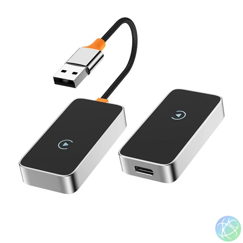 Vezeték nélküli carplay adapter, Fekete