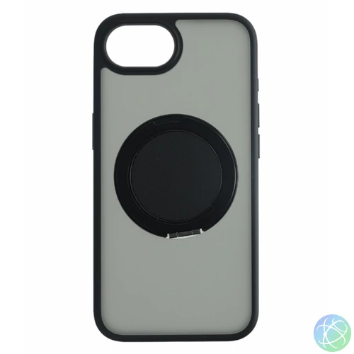 Iphone 16e 360° forgatható tok, Fekete