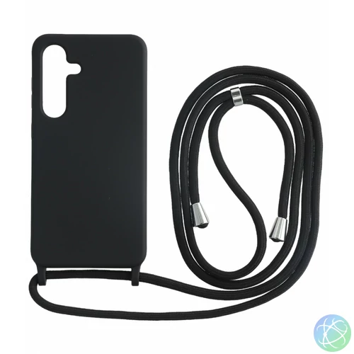 Sam S25  TPU+PC fekete tok,Fekete zsinórral