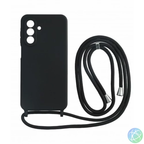 Sam A56 TPU+PC fekete tok,Fekete zsinórral