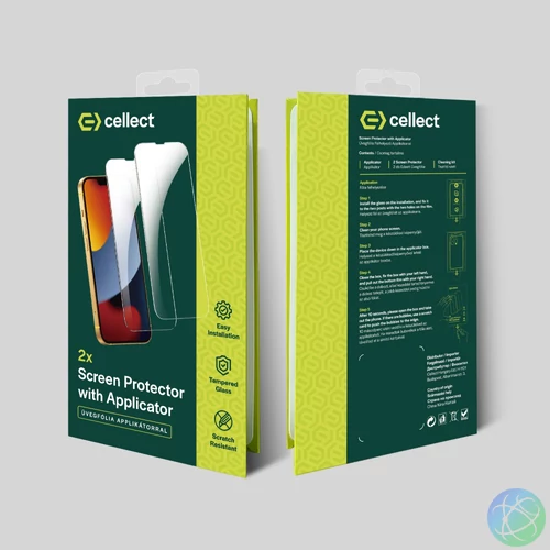 iPhone 16 Plus applikátor 2 üvegfóliával