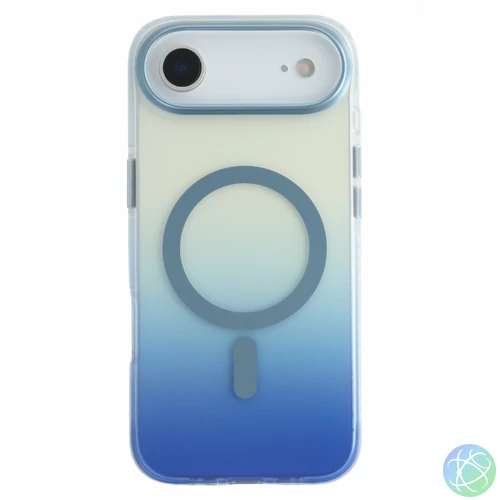 iPhone 17 Air mágneses tok, Kék-átlátszó