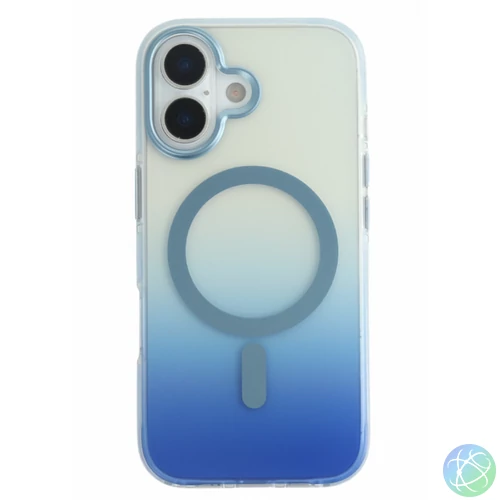 iPhone 17 mágneses tok, Kék-átlátszó