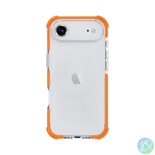 iPhone 17 Air ütésálló szilikon hátlap, Narancs