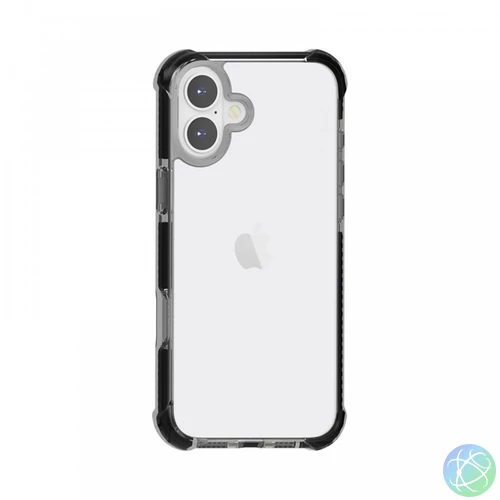 iPhone 17 ütésálló szilikon hátlap, Fekete