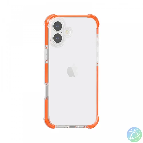 iPhone 17 ütésálló szilikon hátlap, Narancs