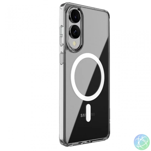 Samsung S25 Edge mágneses design tok, Átlátszó