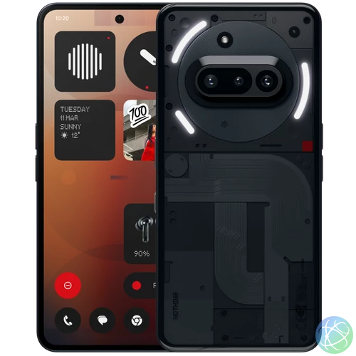 Nothing Phone (3A) fekete, 12+256 GB okostelefon