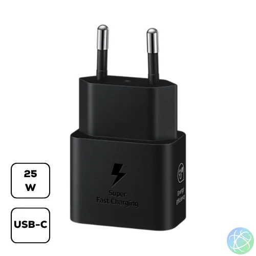 Samsung hálózati adapter , 25W, fekete