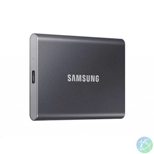 Samsung T7 hordozható SSD, 2TB, USB 3.2,Szürke