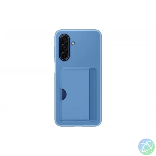 Samsung A17 kártyatartós hátlap, Kék