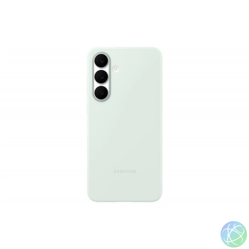 Samsung S25 FE szilikon védőtok, zöld