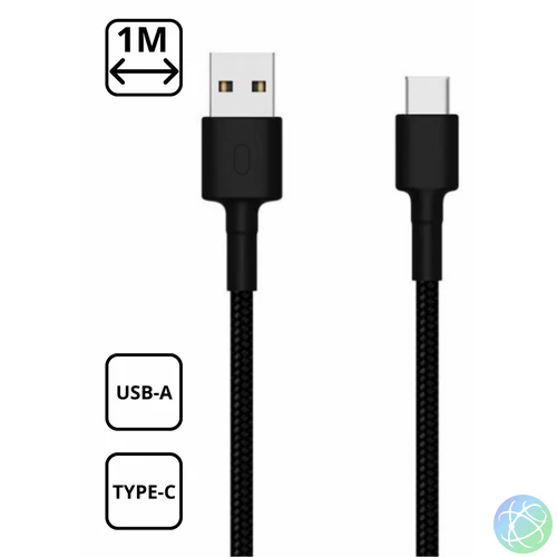 Xiaomi Mi Type-C adatkábel 100cm fekete SJV4109G