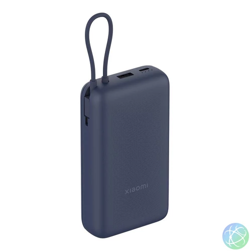 Xiaomi Power Bank 20000mAh beépített usb-c kábel kék BHR8975