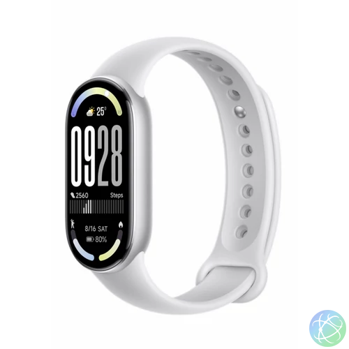 Xiaomi Smart Band 10 aktivitásmérő, ezüst BHR07PSGL
