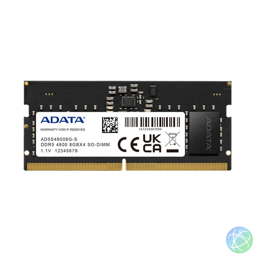 ADATA NB Memória DDR5 16GB 4800Mhz SODIMM CL40