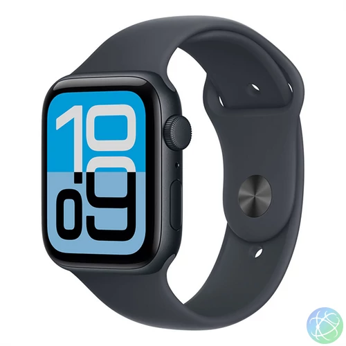 Apple Watch SE 3 GPS 44mm Midnight Aluminium Case with Midnight Sport Band - M/L