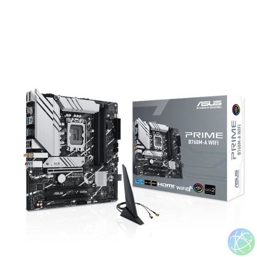 ASUS Alaplap S1700 PRIME B760M-A WIFI INTEL B760, mATX