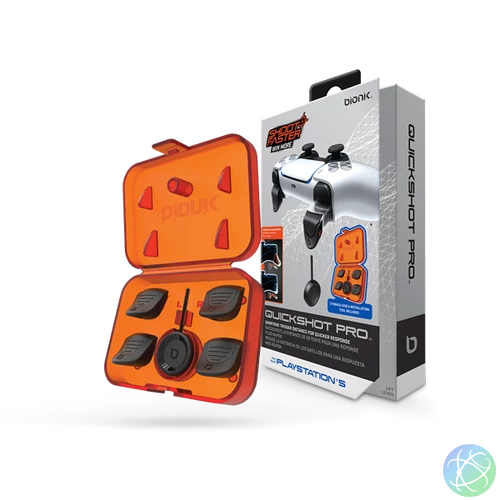 BIONIK PS5 Kiegészítő Quickshot Pro Kontroller Ravasz csomag, BNK-9059