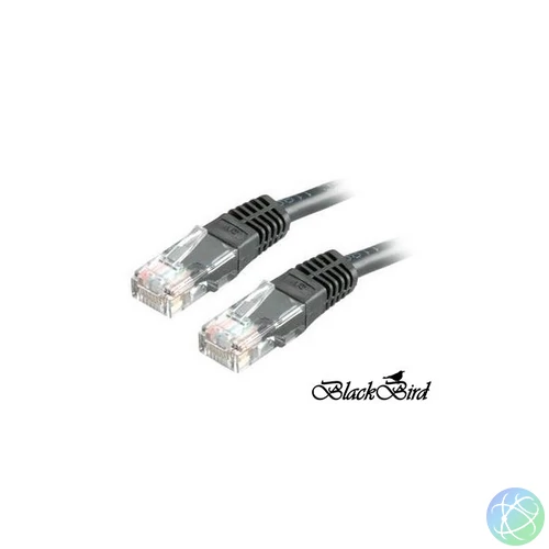 BLACKBIRD Kábel Patch UTP CAT.5E 30m Fekete