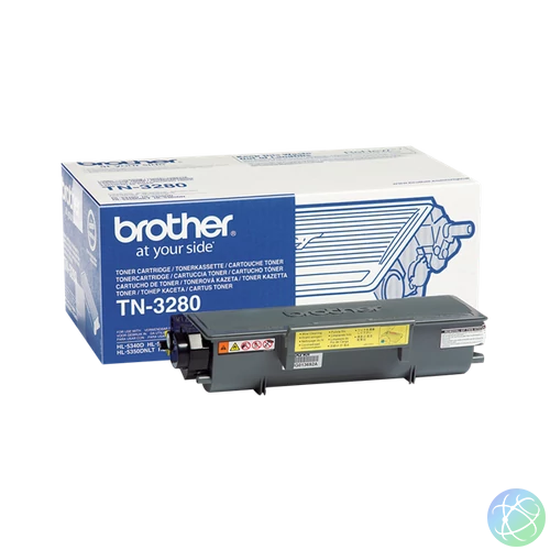 Brother Toner TN-3280, Nagy töltetű - 8000 oldal, Fekete