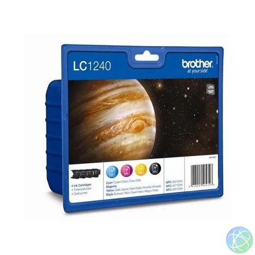 BROTHER Tintapatron, Multipack LC1240VALBP - 600 oldal ciánkék / magenta / sárga