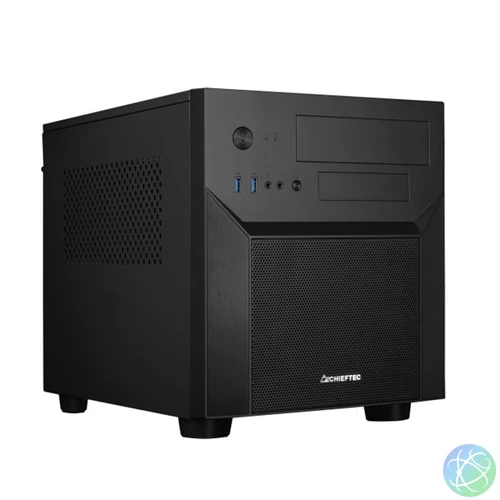CHIEFTEC ház, Pro Cube, M-ATX, Cube, fekete