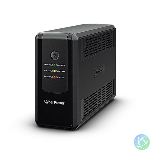 CYBERPOWER UPS UT650EG (3 aljzat) 650VA 360W, 230V szünetmentes tápegység LINE-INTERAKTÍV