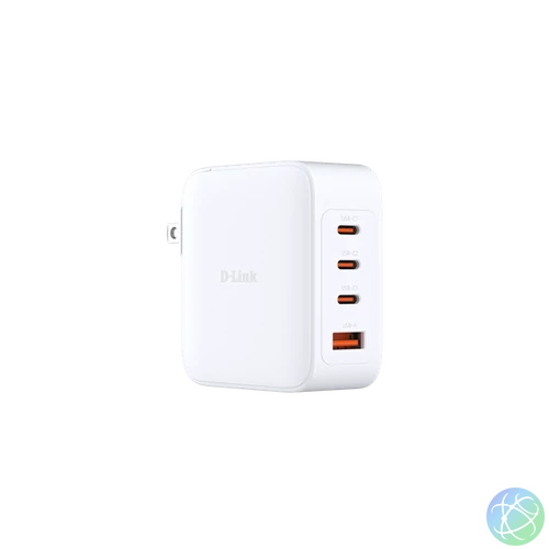 D-LINK Hálózati Adapter 140W GAN 3xUSB-C + 1xUSB, DCF-141/E