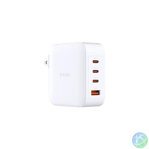 D-LINK Hálózati Adapter 100W GAN 3xUSB-C + 1xUSB, DCP-101/E
